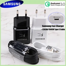 Original samsung 12V/1.5A QC3.0 Fast Charger Adapter USB TYPE C Cable For Galaxy S8 S9 S10 A3/A5/A7 2017 A6/A9 STAR 2018 Note 8