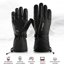 PHMAX Ski Gloves Winter Windproof Snowboard Gloves Men Women Water Proof Thermal Fleece Touch Screen Skating Motorcycle Gloves