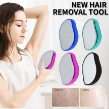 Physical Hair Removal Painless Safe Epilator Easy Cleaning for Men Women Reusable Body Beauty Depilation Tool Glass Hair Removal