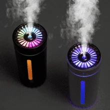 Portable 300ml Ultrasonic Humidifier USB Car Air Freshener Mist Maker Fogger With Colorful LED Night Light Home Aroma Diffuser