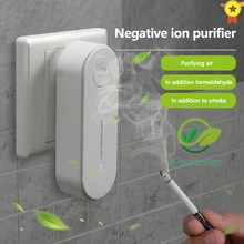 Portable Air Purifier Anion Air Purification Air Freshener Ionizer Cleaner Dust Cigarette Smoke Remover Toilet Deodorant