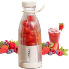 Portable Blender Smoothie Makers Mini Jug Blenders Multifunctional Personal Blender with USB Rechargeable for Baby Food Trav