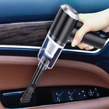 Portable Car Wireless Rechargeable Vacuum Cleaner Mini Pet Hair Large Suction Cleaner Wet and Dry Household Dust Collector