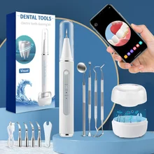 Portable Teeth Cleaning Tools Oral Irrigator Ultrasonic Tooth Cleaner Dental Calculus Tartar Remover for Teeth Cleaning Device