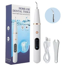 Powerful Dental Irrigator Professional Cleaner Tooth Electric Teeth Cleaning Tools Tooth Cleaner Ultrasonic Teeth Stain Remover
