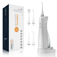 Queenwill Water Flosser for Teeth 150ML Oral Irrigator Rechargeable Portable Dental 3 Modes Water Tank Waterproof Teeth Cleaner