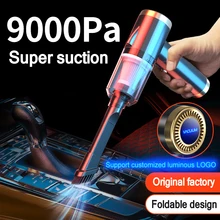 REUP 9000Pa Wireless Car Vacuum Cleaner Cordless Handheld Auto Vacuum Home & Car Dual Use Mini Vacuum Cleaner With Battrery
