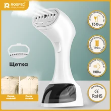 ROSPEC 1100W Household Electric Garment Cleaner Handheld Garment Steamer Steam Hanging Ironing Machine Ironing Clothes Generator