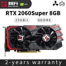 RTX 2060 Super 8GB Graphics Card Gaming GDDR6 256Bit 14000Mhz RTX2060s Mining PCI Express 16x3.0 Video Cards for Desktop