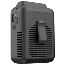 Rechargeable Waist Clip on Fan Portable Belt Fan Battery Operated Neck Fan Adjustable Air Outlet Cooling Fan for Outdoor