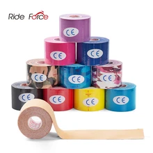 Ride Force 5 Size Kinesiology Tape Athletic Recovery Self Adherent Wrap Taping Medical Muscle Pain Relief Knee Pads Protector