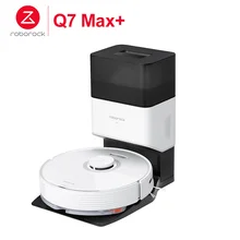 Roborock Q7 MAX+ Vacuum Cleaner Auto-Empty Dock Pure 4200Pa Suction Power Sweep Dust WiFi APP Control Mop Cleaner for Home