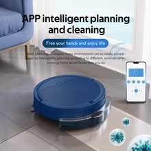 Robot Vacuum Cleaner 2000PA Wireless Remote Control Cleaning Machine Smart APP Floor Sweeping Vacuum cleaner Robot For Home
