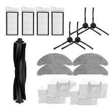 Robot Vacuum Cleaner Main Brush Mop Cloths Dust Bags Side Brush For Roidmi EVE Plus Vacuum Cleaner AccessoriesSpare Parts Kits