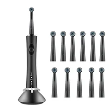 Rotating Electric Toothbrush Smart Tooth Brush USB Rechargeable Waterproof Soft Bristles Toothbrushes Head For Men