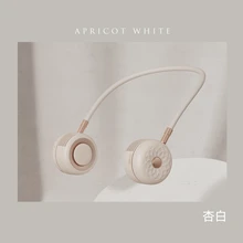 SOTHING Hanging Neck Fan Small Daisy Lazy Portable USB Mini Fan Leafless Mute Student Portable Charging Electric Fan