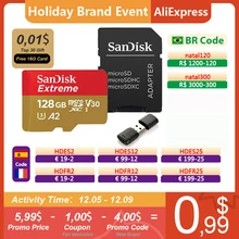 SanDisk Extreme Micro SD Card 64GB Micro SD 128GB 32GB Flash Memory Card SD 256GB U3 4K V30 400GB Microsd 512GB 1TB TF Cards