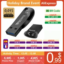 SanDisk USB Stick 128GB 3.1 3.0 USB Flash Drive 64GB Pendrive 32GB Pen Drive 256GB Mini USB 512GB Memory Disk on Key for Phone