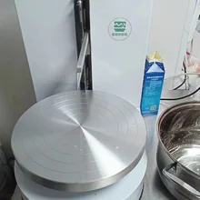 Semi Automatic Birthday Cake Cream Decoration Coating Filling Machine Butter Spreading Daubing Icing Maker Kitchen Appliance