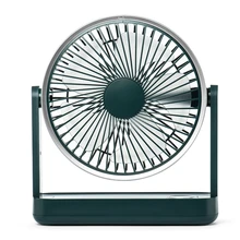 Small USB Desk Fan 4 Speeds Portable Personal Desktop Table Fan 180掳 Adjustment Mini Fan Quiet Operation for Home Office 425B