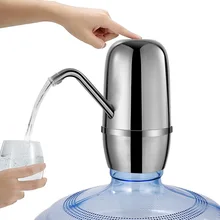 Smart Water Dispenser Water Bottle Pump Double Motor Pumps USB Charging Barreled Water Suction Device Desktop Mineral Water Pump