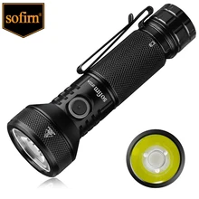Sofirn IF22A 21700 USB C 3A Rechargeable Powerful LED Flashlight SFT40 2100lm 680M Throw Reverse Charging Super Bright Torch