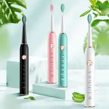 Sonic Electric Toothbrush USB Rechargeable 5 Modes Ultrasonic Automatic Brush Timer Waterproof Dental Brush Teeth Whitening