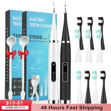 Sonic Electric Toothbrush Ultrasonic Dental Scaler USB Rechargeable Tooth Whitening Waterproof Automatic For Teeth Tartar Remova