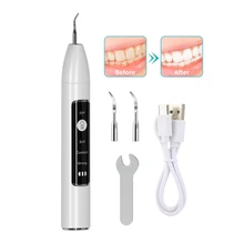 Sonic Teeth Whitening Dental Cleaning Calculus Remover Tartar Stains Oral Mirror Electric Teeth Cleaner Whitener Adults
