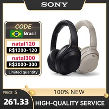 Sony WH-1000XM4 XM5 Wireless Headphones Noise Canceling Overhead Headphones with Mic for Phone-Call Alexa Voice Control WH XM5
