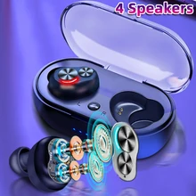 TWS Wireless Earphones Bluetooth 5.1 Earphones Fone Original Wireless Earphones with Mic Stereo Gaming Sport Waterproof Earbuds