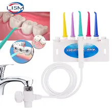 Tackore Faucet Water Dental Flosser Oral Irrigator Jet Brush Teeth Whitening Toothbrush Cleaning Oral Irrigator