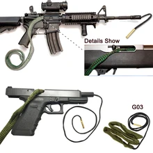 Tactical Gun Cleaning Kits .22 Cal.223 Cal.38 Cal& 5.56mm Pistol Rifle Cleaning Tools Airsoft Hunting Gun Barrel Calibre Rope