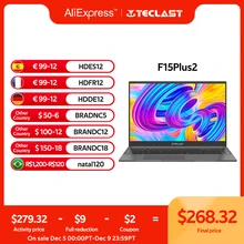 Teclast F15 Plus 2 15.6 Inch 1920X1080 Laptop Windows 10 8GB RAM 256GB SSD Intel Gemini Lake Refresh 1.65KG Mini-HDMI Notebook