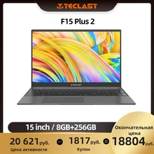Teclast F15 Plus 2 15.6 Inch 1920X1080 Laptop Windows 10 8GB RAM 256GB SSD Intel Gemini Lake Refresh 1.65KG Mini-HDMI Notebook