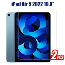 Tempered Glass For Apple iPad Air 5 2022 A2589 A2591 Full Coverage Screen Protector Glass For iPad Air 5th generation 10.9''
