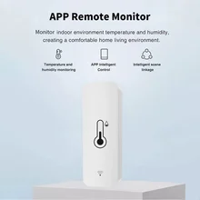 Tuya Smart Temperature And Humidity Sensor WiFi APP Remote Monitor For Smart Home var SmartLife WorkWith Alexa Google Assistant
