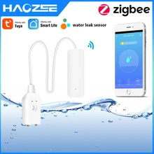 Tuya ZigBee Smart Home Water Sensor Leak Detector Flood Water leakage Alarm Works With Tuya Zigbee Hub