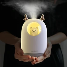 USB Air Humidificador Aroma Essential Oil Diffuser Home Mist Maker Fogger With LED Lamp Humidificador 300ML Pet Ultrasonic