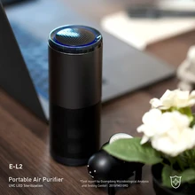 USB Car Air Purifier for Home Office Desktop UV Air Cleaner Removes Allergies Smoke Dust Odor Eliminator HEPA Air Purifier