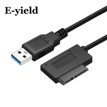 USB3.0 to Mini Sata II 7+6 13Pin Adapter Converter Cable for Laptop CD/DVD ROM Slimline Drive