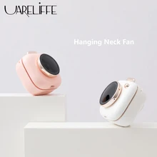 Uareliffe Hanging Neck Fan Mini Cute Pocket Camera Fans Rechargeable Air Cooler Mute 3 Speed Portable Waist Fan For Outdoor