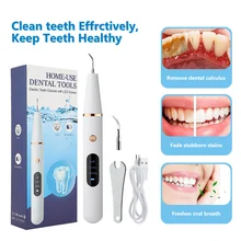 Ultra Professional Tooth Cleaner 3 Modes Plaque Remover for Teeth Dental Cleaning Device Tartar Teeth Cleaner with Led Light