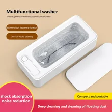 Ultrasonic Cleaning Machine For Glasses Cleaning Device Watch Jewelry Cleaning High Frequency Acoustic Vibration Cleaner