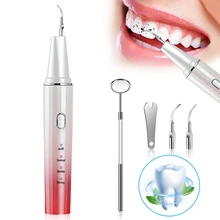 Ultrasonic Dental Scaler for Teeth Tartar Whitening Stain Tooth Calculus Removal Electric Sonic Plaque Remove Cleaning Tools