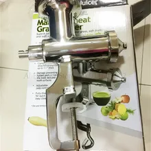 Upgraded Wheatgrass Juicer Hand Operation Stainless Steel Fruit Vegetable Squeezer Orange Juice Presser