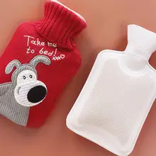 Useful Warm Water Bag Anti-scalding Hot Water Bag Thickened Keep Warm Soft Cute Plush Hot Water Bottle