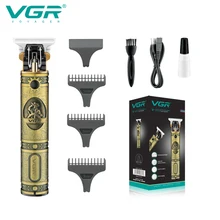 VGR Hair Trimmer T9 Hair Clipper Electric Haircut Machine Professional Rechargeable Cordless Trimmer for Men V-085