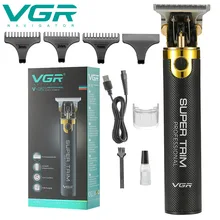 VGR electric hair clipper retro oil head electric clipper engraving craft special for hair salon V-082