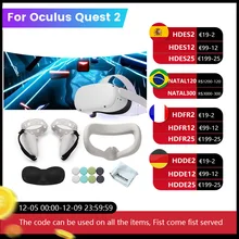 VR Protective Cover Set For Oculus Quest 2 VR Touch Controller Shell Case With Strap Handle Grip For Oculus Quest 2 Accessories